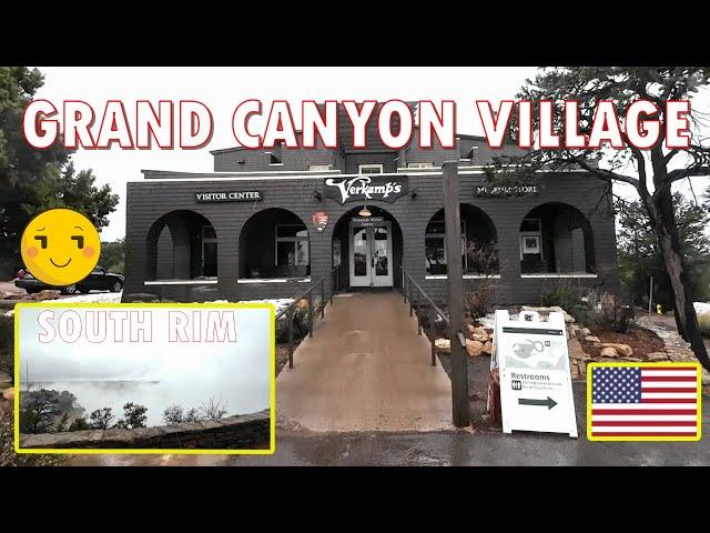 ARIZONA VLOG  DAY 2 DRIVING AT GRAND CANYON SOUTH RIM, ARIZONA, USA + VERKAMP'S VISITOR CENTER