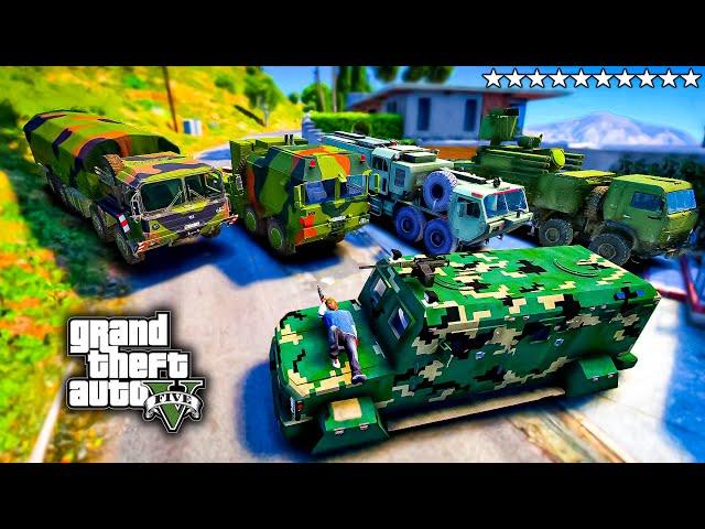 Stealing HEAVY MILITARY TRUCKS in GTA 5!