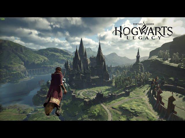 Hogwarts Legacy Broom Flying Free Roam around the Map | 4K Max Graphics Ultra Ray Tracing | RTX 4090