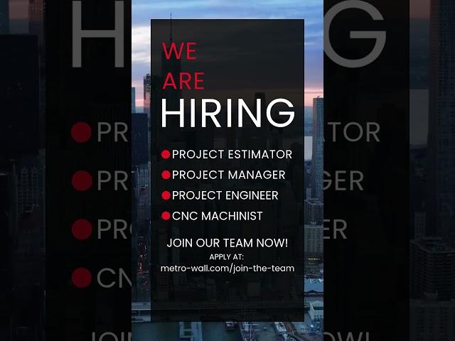 We're Hiring!