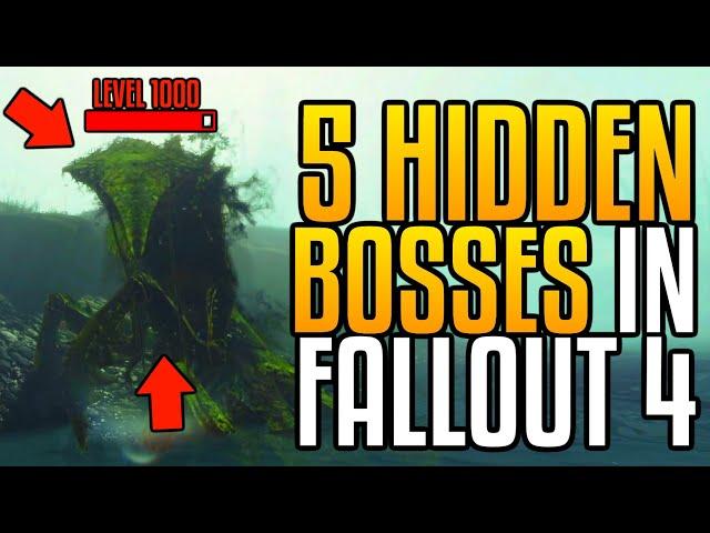 5 HIDDEN BOSSES IN FALLOUT 4 | Hidden Enemies in Fallout 4 | Fallout Top 5's