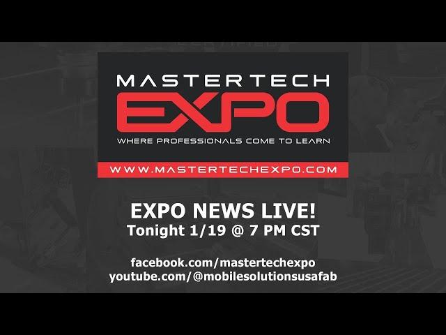 MasterTech EXPO News!