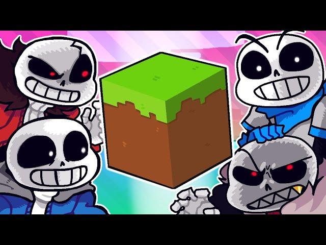 SANS AUS x MINECRAFT SERVER ANIMATION