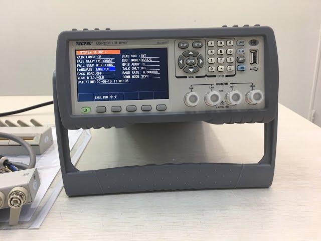 TECPEL, Bench Top High Precision LCR meter  LCR-2200 with accuracy of 0.05%