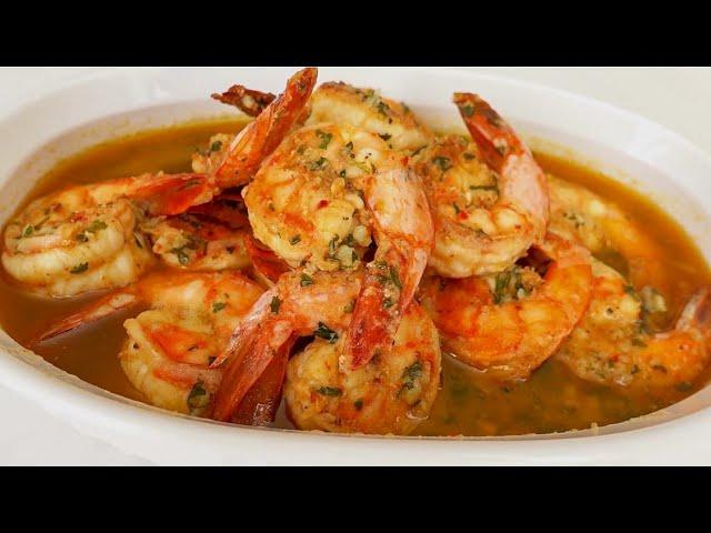 5 Minute Garlic Butter Shrimp | How To Make Garlic Butter Shrimp Recipe