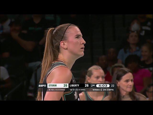 TECHNICAL On Sabrina Ionescu For Yelling At Ref After No Foul Was Called On Her Shot | NY Liberty