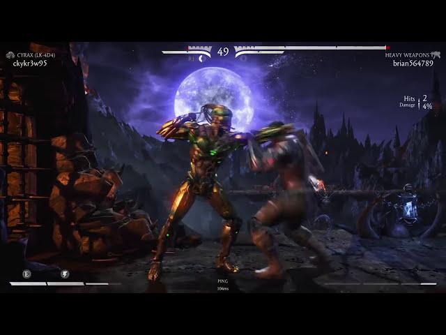 Mortal Kombat X - Cyrax vs jax online matches