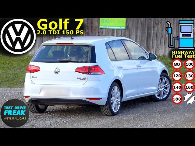 2015 VW Golf 7 2.0 TDI (150 PS) Manual TEST DRIVE with Fuel Consumption & Performance Test