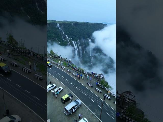 The Seven Sisters Waterfall #Tourist attraction in Cherrapunji, Meghalaya