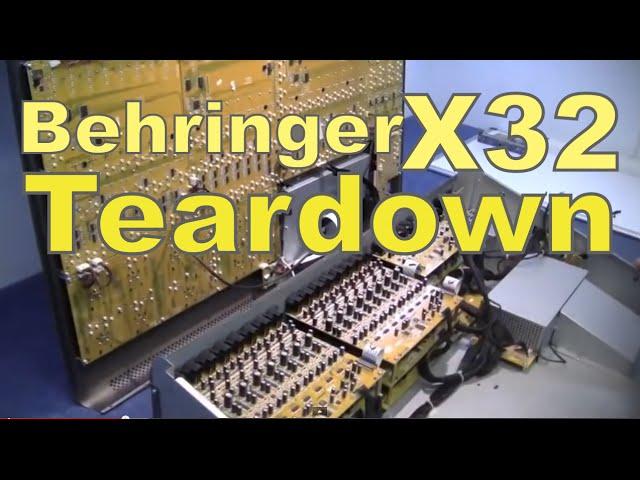 MF#9 part 2 behringer X32 mixer teardown an in-depth look inside