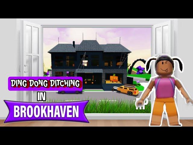 Dora ding dong ditching in Brookhaven 