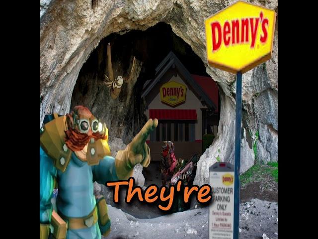 Looking for Denny's in a cave