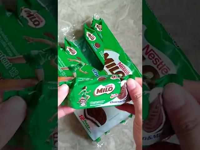 Milo cookies sweets for my sweets #shorts asmr