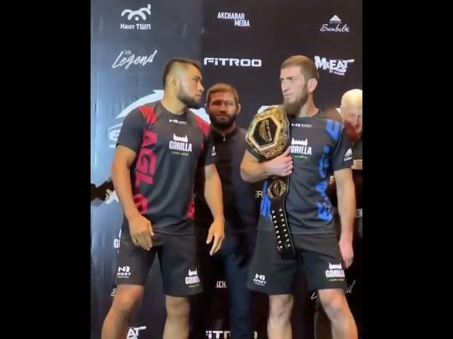 Бусурманкул Абдибайит уулу & РасулМагомедов face to face #EagleFC49 #бишкек2022 #khabibnurmagomedov