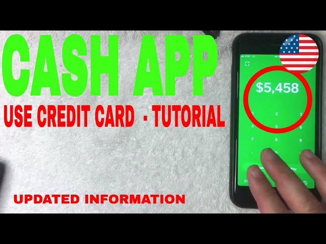   How To Use Credit Card On Cash App Tutorial Update 