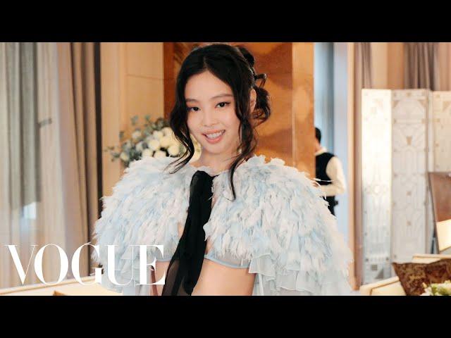 JENNIE Answers 9 Questions While Getting Ready | Vogue