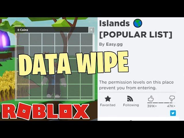 Roblox Skyblock / Islands SHUTDOWN Data WIPE