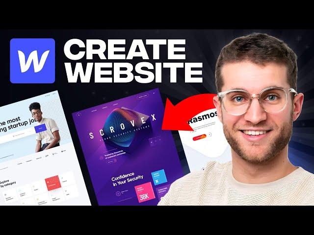 How To Create A Custom Professional Website (2024) Webflow Tutorial for Beginners