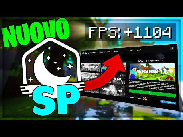 Come usare il NUOVO Lunar Client per SP! (FPS Boost)