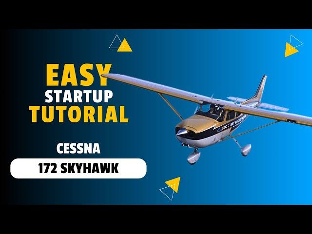 MSFS 2024 - How to start the Cessna 172 Skyhawk | Easy Startup Tutorial