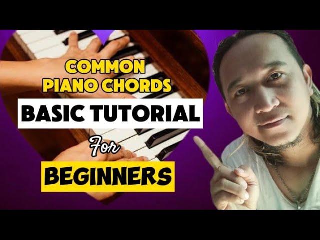 Part 1 | Basic Piano Chords for Beginners [Basic tutorial] Major Chords