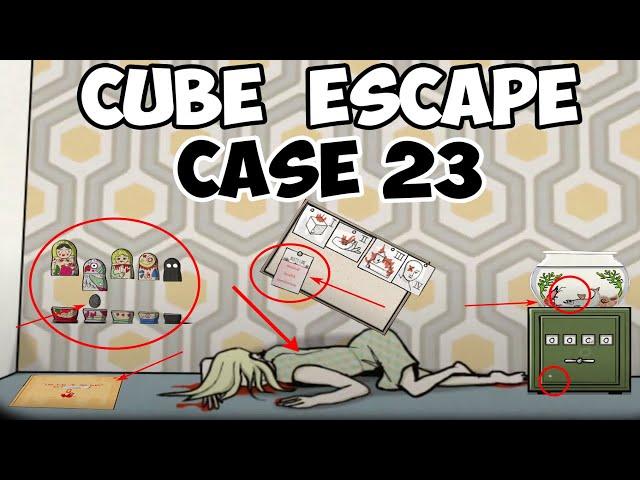 #1 ПОЛНОЕ ПРОХОЖДЕНИЕ/СЦЕНА УБИЙСТВА - Cube Escape CASE 23