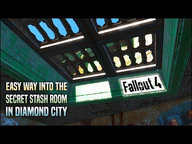 How to Get to the Secret Room in Diamond City the Super Easy Way  Fallout 4 Tips & Tricks