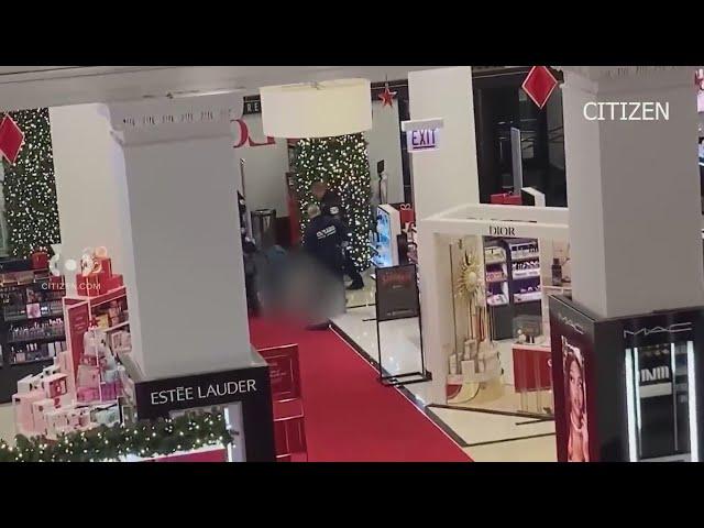 Witnesses speak after woman shot near Macy's in downtown Chicago