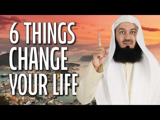 This 1 verse mentions 6 life changing things! - Mufti Menk