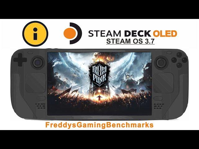 Frostpunk on Steam Deck OLED with Steam OS 3.7