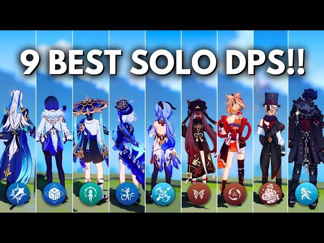 Top 9 STRONGEST DPS !! For SOLO [ Genshin Impact ]