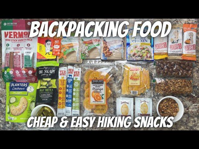 My Favorite GROCERY STORE BACKPACKING FOOD | Hiking Snacks