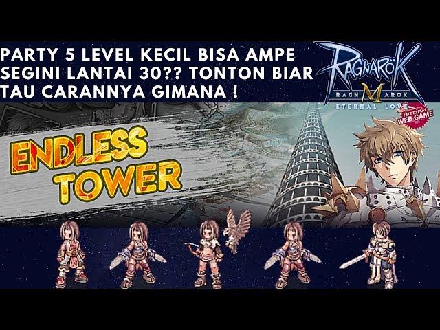 CARA GAMPANG RAGNAROK MOBILE ENDLESS TOWER TARIK-TARIK BUAT NEWBIER!! WAJIB NONTON !