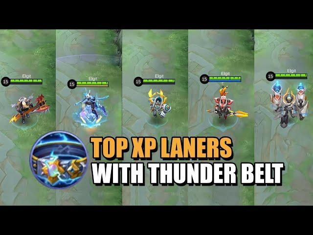 TOP 5 EXP Laners Who Dominate with Thunder Belt