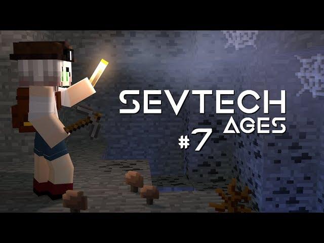 ПЕРВАЯ ЭРА! В ПОИСКАХ ПЕРВОЙ РУДЫ: МЕДЬ, ОЛОВО И УГОЛЬ SevTech: Ages ПРОХОЖДЕНИЕ СБОРКИ #7 MINECRAFT