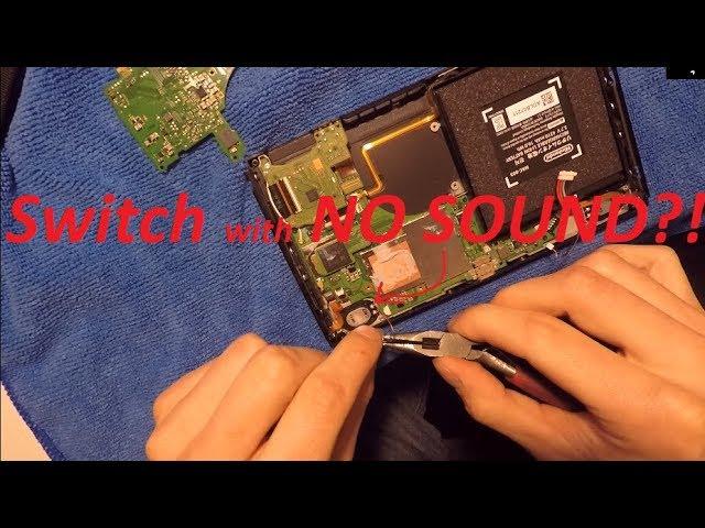 Nintendo SWITCH FIX! Diagnosing a Switch Sound Issue!