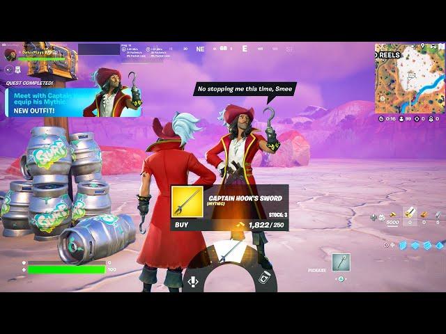 Fortnite JUST ADDED This in Todays Update! (Captain Hook Mythic)