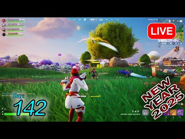 Day 142 | Fortnite Chapter 6 Season 1 | Fortnite LIVE | New Year 2025