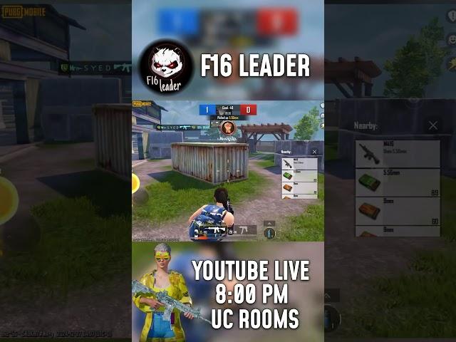 YouTube live uc room #pubg #shorts #shortfeed #pubgmobile