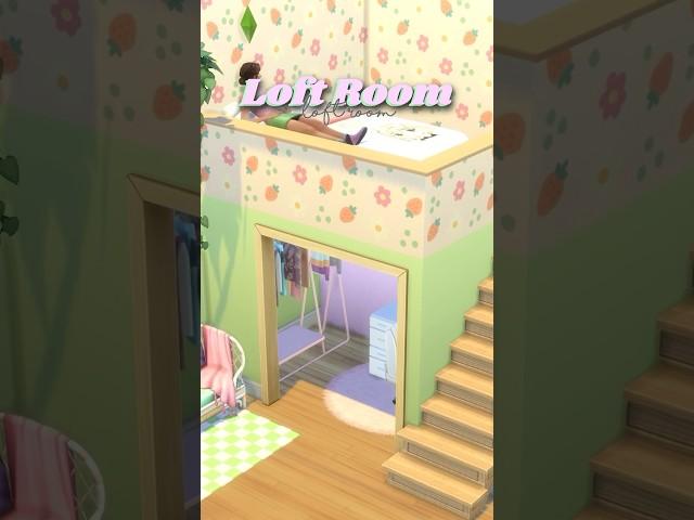 Loft Bed Ideas | Sims 4 | Build Tip | No CC #sims4nocc #sims4