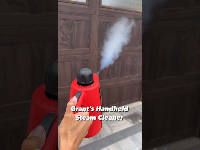Less than $40 for this Grant’s Handheld Steam Cleaner from #HarborFreight!