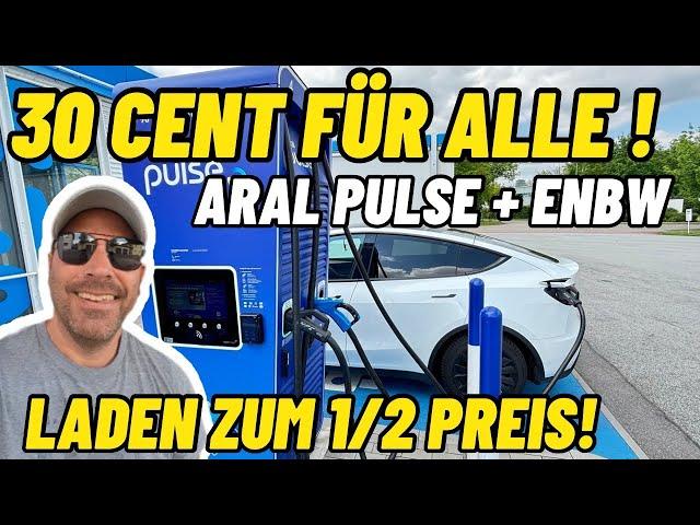 Lade Irrsinn bei Elektroautos! Aral Pulse + EnBw jetzt zum 1/2 Preis laden ohne Abo! So gehts….