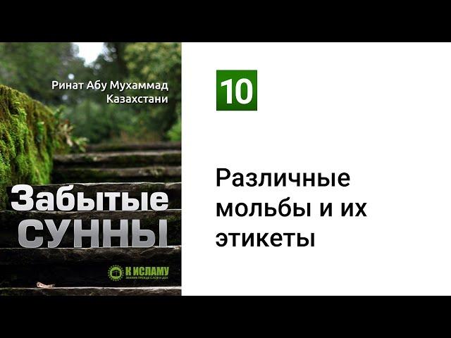 10. Забытые Сунны. Различные мольбы и их этикеты | Ринат Абу Мухаммад