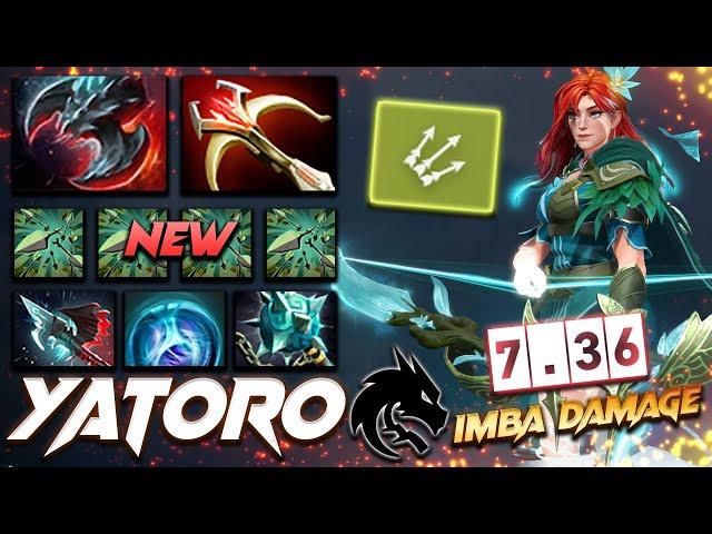 7.36 Yatoro Windranger - IMBA DAMAGE - Dota 2 Pro Gameplay [Watch & Learn]