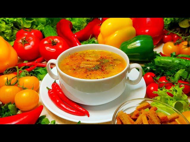 Mushroom soup with champignons with semolina - a simple recipe for lean soup from simple products