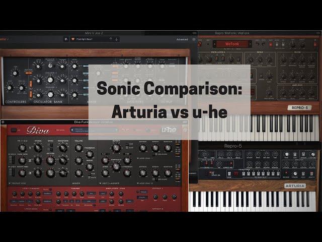 Sonic Comparisons: Arturia V Collection 8 vs u-he Diva