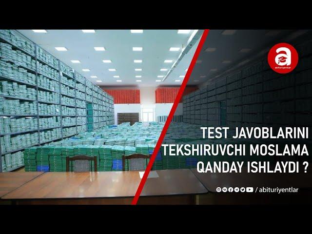 Test javoblarini tekshiruvchi moslama qanday ishlaydi ?