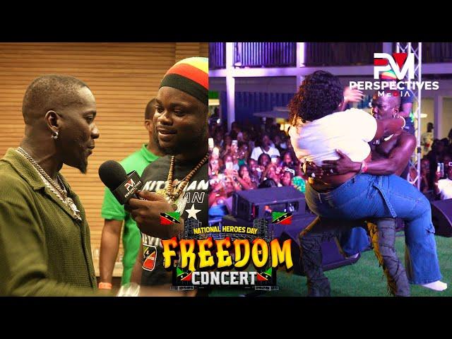 Mr Killa Post Performance Interview In St. Kitts Nevis At Heros Day Freedom Concert on State of Soca