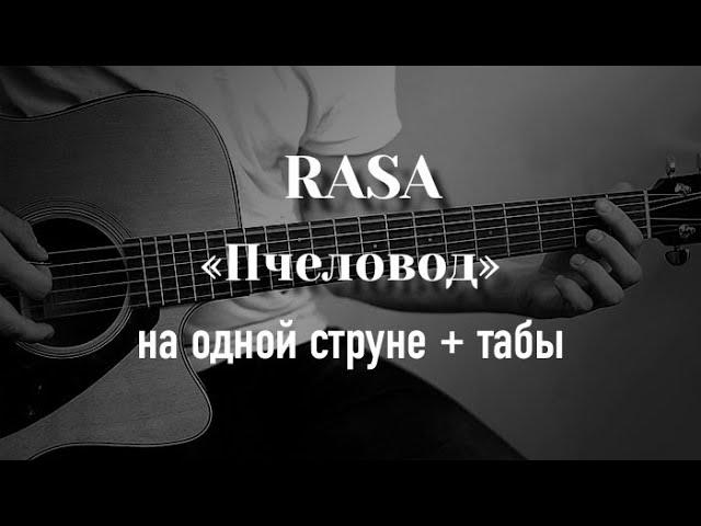 RASA - Пчеловод на одной струне, табулатура