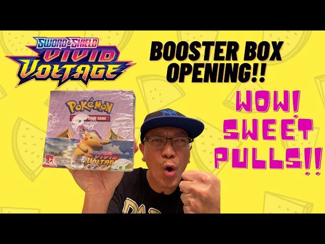 IT'S AN EPIC VIVID VOLTAGE BOOSTER BOX OPENING (PART 1 OF 2)! POKEMON CARDS OPENING! MUST SEE PULLS!